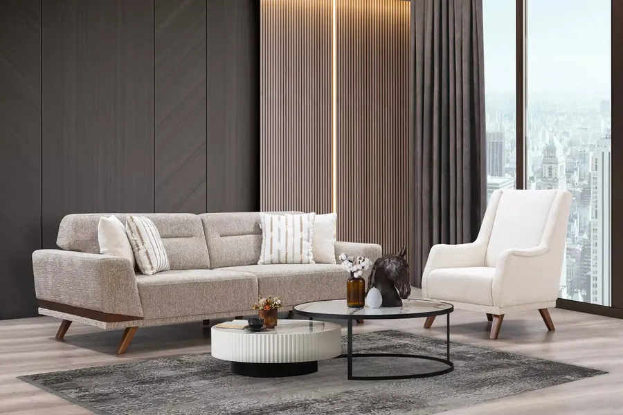 Ensemble de canapé COMO beige
